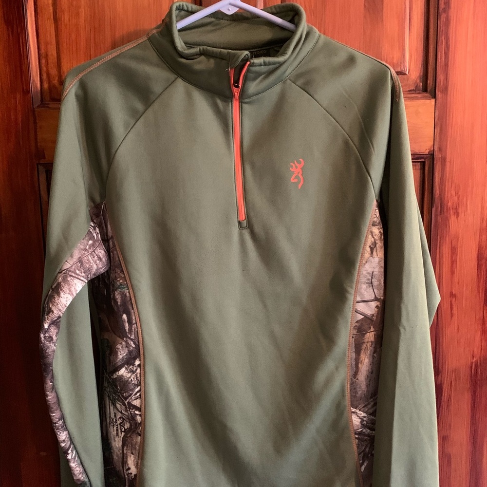 Browning half zip sweatshirt